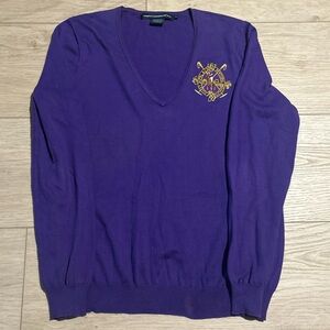 Vintage Y2K Polo Ralph Lauren Women’s Vneck size XL